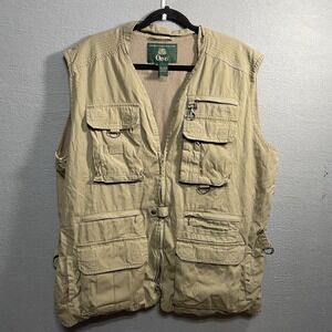 Vintage Orvis Utility Vest Mens Sz XL Outdoor Safari Multi Pocket Hunting Travel